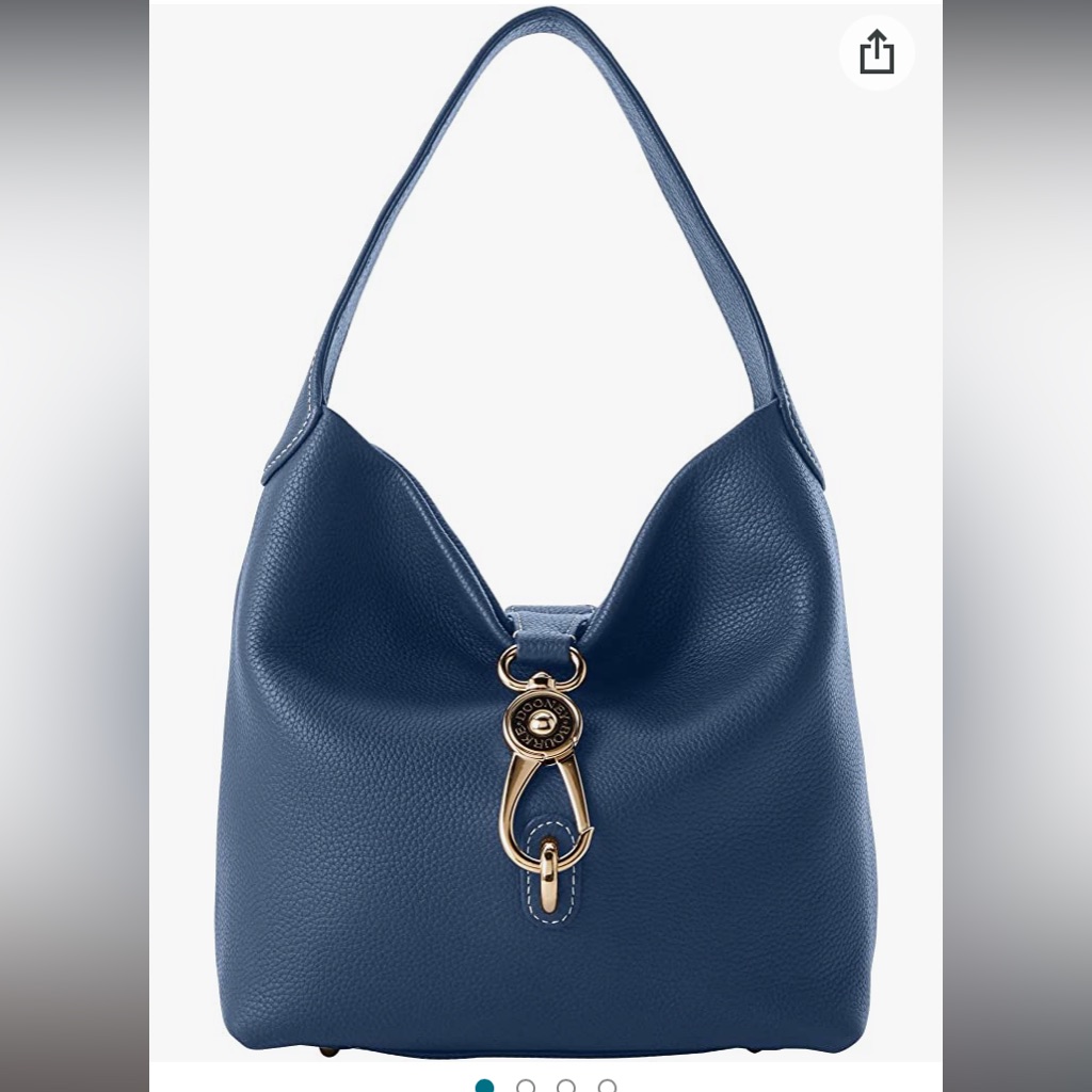 Brand New Dooney  Bourke Blue Leather Bag